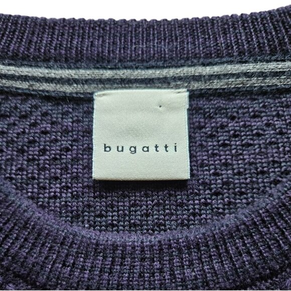 Bugatti Purple Crew Neck Sweater - Picture 4 of 9